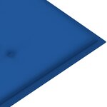 vidaXL Banc de jardin avec coussin 120 cm Bambou
