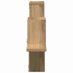 vidaXL Étagère Murale avec étagère chêne artisanal 104.5 x 10 x 43 cm