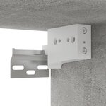 vidaXL Meubles TV suspendus 2 Pièces Gris béton 60x30x30 cm