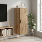 vidaXL Armoire Murale 33 x 34 5 x 90 cm Bois d'ingénierie
