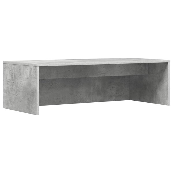 vidaXL Bureau mural Gris béton 100 x 45 x 30 cm Bois d'ingénierie