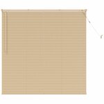 vidaXL Store Vénitien Marron clair avec motif 150 x 160 cm PVC