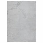vidaXL Tapis IZA poils courts style scandinave gris 140x200 cm