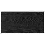 vidaXL Planches de rangement - Lot de 4 en chêne noir  60x30x1 5 cm  faites en bois d'ingénierie