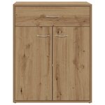 vidaXL Buffet chêne artisanal 60x30x75 cm bois d'ingénierie