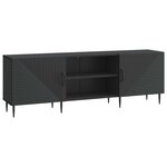 vidaXL Meuble TV 150 x 31 x 50 cm Noir Bois d'ingénierie