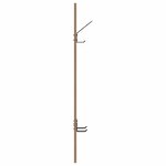 vidaXL Porte-manteau mural chêne artisanal 20 x 1.5 x 100 cm