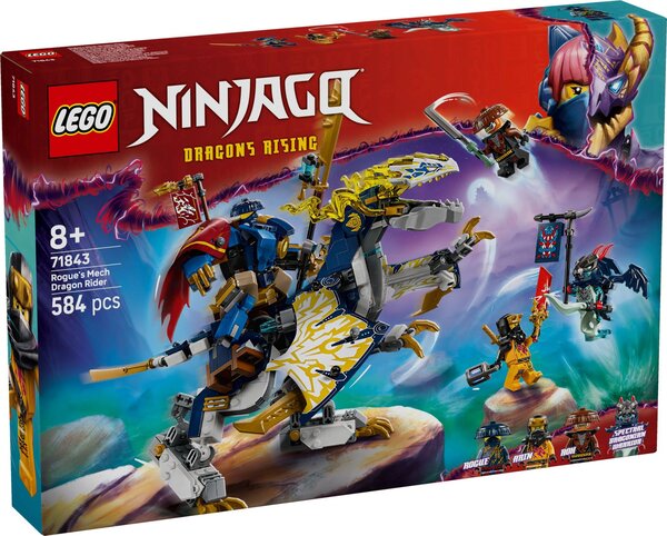 LEGO NINJAGO - Rogue's Mech Dragon Rider - 71843