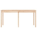vidaXL Table de jardin 159 5x82 5x76 cm bois massif de pin