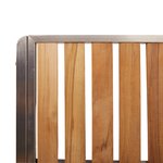 Set de repas de jardin 7 pièces en bois massif Teck vidaXL