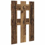 vidaXL Porte-manteau mural Montage mural Bois ancien 65 x 3 x 100 cm