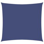 vidaXL Voile de parasol tissu oxford carré 2x2 m bleu