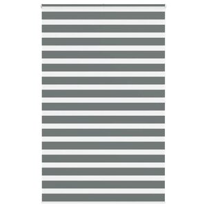 vidaXL Store zèbre gris foncé largeur du tissu 135 9 cm polyester