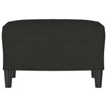 vidaXL Repose-pied Noir 60x50x41 cm Tissu