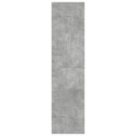 vidaXL Garde-robe gris béton 30x50x200 cm bois d'ingénierie