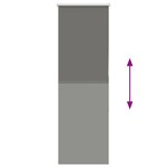 vidaXL Store enrouleur occultant largeur du tissu 45 7 cm polyester