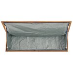 vidaXL Boîte de jardin 150x50x55 cm Bois massif de teck