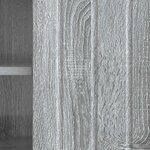 vidaXL Meuble TV Sonoma gris 150 x 31 x 52 cm Bois d'ingénierie