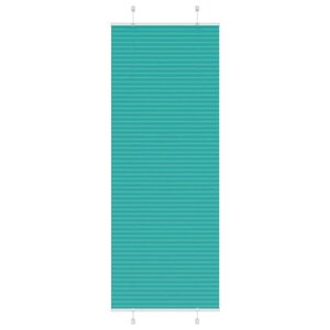 vidaXL Store plissé vert pétrole 70x200 cm largeur du tissu 69 4 cm