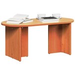 vidaXL Table basse Brun cire 80 x 39 5 x 35 cm Bois de pin massif