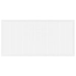 vidaXL Table de jardin pour repas Blanc 200 x 100 x 73 cm polyrotin