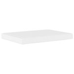 vidaXL Lit Viana avec matelas gris 140x190 cm similicuir