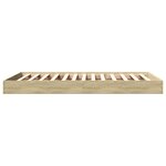 vidaXL Cadre de lit sans matelas chêne sonoma 90x190 cm