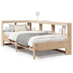vidaXL Lit bibliothèque sans matelas 90x200 cm bois de pin massif
