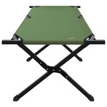 vidaXL Lit de camping pliant Amy jaune Tissu Oxford