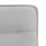 vidaXL Chaises à manger lot de 2 gris nuage tissu