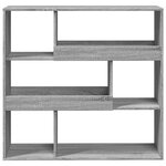 vidaXL Bibliothèque/Séparateur de pièce sonoma gris 100x33x94 5 cm