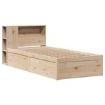 vidaXL Cadre de lit sans matelas 100x200 cm bois massif de pin