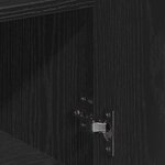 vidaXL Buffet avec tiroir Chêne noir 60 x 31 x 70 cm Bois d'ingénierie