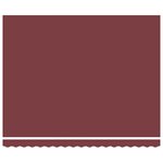 vidaXL Auvent Rétractable Bordeaux 400 × 300 cm Polyester et métal