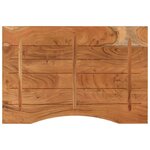 vidaXL Dessus de bureau 80x60x2 5cm rectangulaire bois massif d'acacia