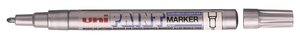 Marqueur PAINT Marker PX21 Pte conique fine 0,8 - 1,2mm Argent UNI-BALL