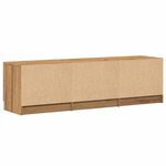vidaXL Meuble TV chêne artisanal 140x35x40 cm bois d'ingénierie