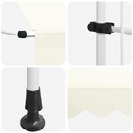 vidaXL Auvent manuel rétractable 150 cm Crème