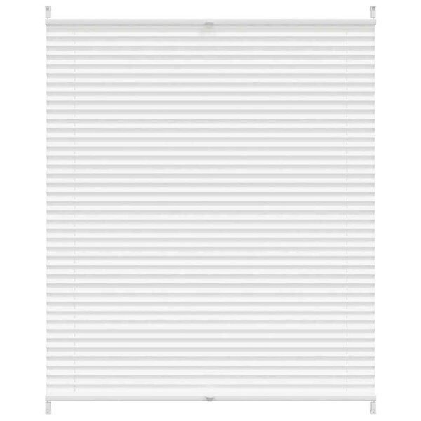 vidaXL Store plissé 100x125 cm Blanc