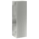 vidaXL Supports pour plantes 3 Pièces Argent 24 x 24 x 75 cm