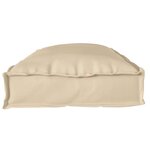 vidaXL Coussin pour banc de palette Beige 100 x 40 x 8 cm Tissu Oxford
