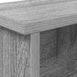 vidaXL Porte-manteau mural avec étagère Sonoma gris 50 x 16 x 26 cm