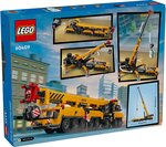 LEGO City - Grue de Chantier Mobile Jaune 60409 pour Enfants de 9 Ans et Plus