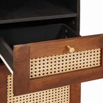 vidaXL Mobilier de salle de bain avec tiroir 3 Pièces 38 x 33 x 160 cm