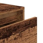 VidaXL Tiroir boîte vieux bois 40 5x40x40 cm bois d'ingénierie