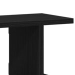 vidaXL Étagères murales 2 Pièces chêne noir 105x18x20 cm bois ingénierie