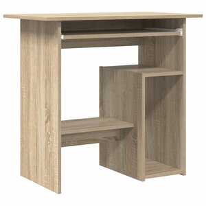 vidaXL Bureau Chêne sonoma 80x45x74 cm Bois d’ingénierie