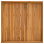vidaXL Plateau de service 60x60 cm Bois de teck massif