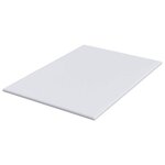 vidaXL Coussins de Matelas Blanc 140 x 190 cm