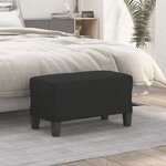 vidaXL Banc Noir 70x35x41 cm Tissu